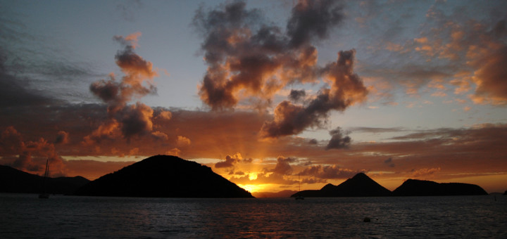 Tramonto su Tortola