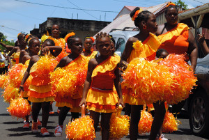 Majorette alla Festa patronale di Marie-Galante